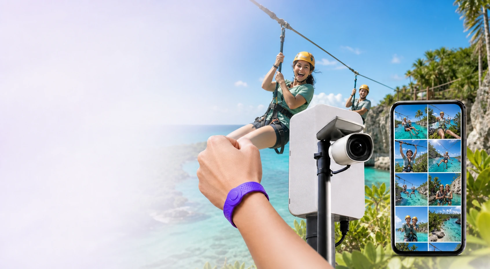 Foturix conecta cámaras, brazaletes y galerías digitales en parques de atracciones